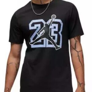 Jordan Men's Flight Essentials Tee-Black/Blue NWT
